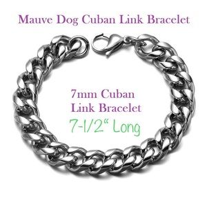Cuban Link Bracelet 7mm x 7-1/2” SurgicalStainless